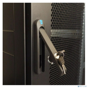 ЦМО Шкаф серверный напольный 42U (800 х 1200) дверь перфорированная, задние двойные перфорированные, цвет черный ШТК-М-42.8.12-48АА-9005