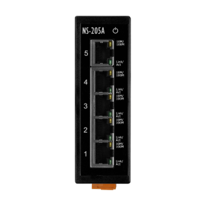 Коммутатор 5 x 10/100BaseTX, питание +12 ~ +48 В