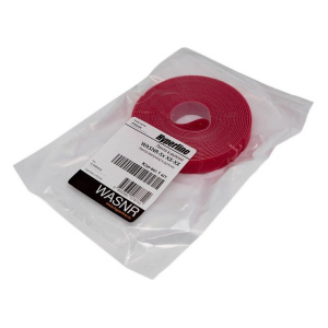 Крепеж Hyperline WASNR-5x25-RD Лента (липучка) в рулоне, ширина 25 мм, длина 5м, красная