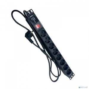 NTSS Блок распределения питания гор.размещ. 8xSchuko базовые 16A Schuko 1.8м NTSS-PDU-DA2034