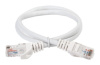 Патч-корд ITK PC08-C5EUL-3M UTP RJ-45 вил.-вилка RJ-45 кат.5E 3м белый LSZH (уп.:1шт)