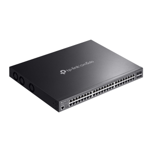 Коммутатор TP-Link SG3452XMPP, Omada 48-Port Gigabit and 4-Port 10GE SFP+ L2+ Managed Switch with 40-Port PoE+ & 8-Port PoE++