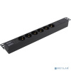Exegate EX280825RUS Блок розеток ExeGate ServerPro PDU-19H601 Al-6S-C14, 19",1U,алюм, 6Schuko, С14