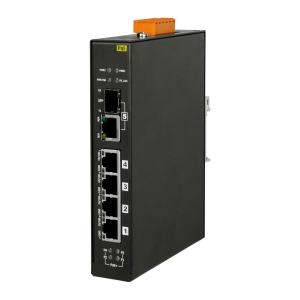 Коммутатор 4 x PoE+ 10/100/1000TX, 1 x Комбопорт 10/100/1000TX, слот для SFP-модуля, металлический корпус