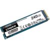 Твердотельный накопитель SSDKingston DC1000B Enterprise M.2 2280 SEDC1000BM8/240G 240GB PCIe Gen3x4 with NVME, 2200/290, IOPS 111/12K, MTBF 2M, 3D TLC