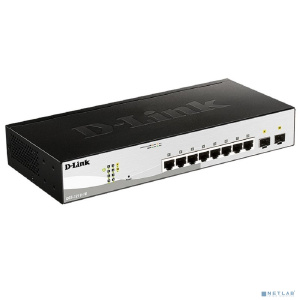 D-Link DGS-1210-10/FL1A Управляемый L2 коммутатор с 8 портами 10/100/1000Base-T и 2 портами 1000Base-X SFP