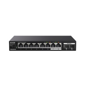 TENDA TEM2010X 8-Портовый коммутатор Ethernet 2.5G с 2 портами 10G SFP+