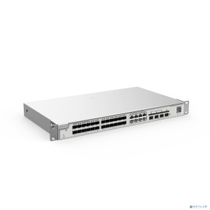 Ruiji Reyee RG-NBS5200-24SFP/8GT4XS 24-Port SFP L2+ Managed Switch, 24 SFP Slots, 8 Gigabit RJ45 Combo Ports,4 *10G SFP+ Slots,19-inch Rack-mountable