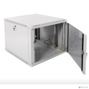 ЦМО Шкаф телекоммуникационный настенный разборный 9U (600х650) дверь стекло (ШРН-Э-9.650) (1 коробка)