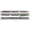 Панель Hyperline PPHD-19-24-8P8C-C6-SH-110D Патч-панель высокой плотности 19", 0.5U, 24 порта RJ-45, категория 6, Dual IDC, экранированная