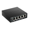 Коммутатор D-Link DES-1005P/B1A Неуправляемый коммутатор с 5 портами 10/100Base-TX, функцией энергосбережения и поддержкой QoS (4 порта с поддержкой P
