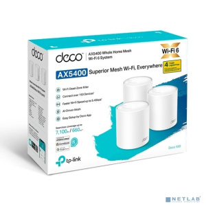 TP-Link Deco X60(3-pack) AX5400 Домашняя Mesh Wi-Fi система