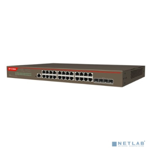 IP-COM G5328X Коммутатор управляемый в стойку, 24*1Gbit RJ45, 4*SFP 10Gbit, console port