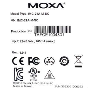 Медиаконвертер Ethernet 10/100BaseTX в 100BaseFX (многомодовое оптоволокно) в металлическом корпусе<br><br><b>Причина уценки: </b>Модуль полностью раб