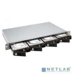 QNAP DAS TR-004U 4-Bay 2.5/3.5 SATA Type-C USB 3.1 Gen 1 (5 Gb/s) Direct Attached Storage with Hardware RAID. W/o rail kit RAIL-B02