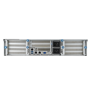 Серверная платформа ASUS ESC4000A-E12-SKU1, 2U GPU, 1 x SP5 LGA6096 EPYC 9004 (400W), 12DIMM DDR5, 2 x 2.5" SATA/SAS*/NVMe + 2 x 3.5" SATA/SAS*/NVMe +