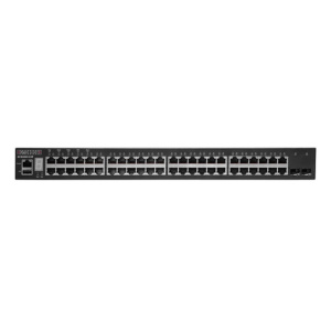 Коммутатор Edge-corE 48 x GE + 2 x 10G SFP+ ports + 1 x expansion slot (for dual 10G SFP+ ports) L3 Stackable Switch, w/ 1 x RJ45 console port, 1 x US