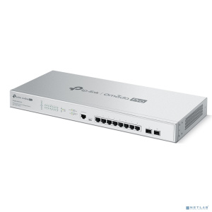 TP-Link S5500-8MHP2XF Управляемый коммутатор Omada Pro уровня 2+ с 8 портами PoE+ 2,5 Гбит/с и 2 портами SFP+