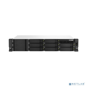 Сетевое хранилище без дисков/ SMB QNAP TS-864eU-RP-8G NAS, 8-tray 3,5"/2,5" w/o HDD, 4-core Intel Celeron N5095 2.0-2.9 GHz, 8GB DDR4 max, 2x2.5GbE LA
