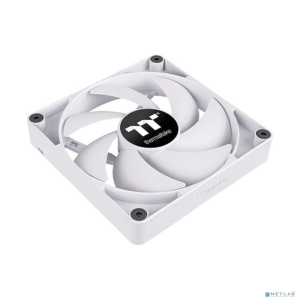 Кулер для компьютерного корпуса, Thermaltake, CT120 PC Cooling Fan White, CL-F151-PL12WT-A, 120мм вентилятор, 500-2000об.мин, 4pin PWM, 57.05CFM, 25.8