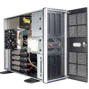 Корпус Chenbro RM41300H12*13729 For Tesla GPU MB 12"x13", 3x5.25"+2x3"
+4 Internal 3.5, 120mm FAN, wo PSU, w/ Front Door