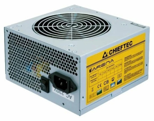 Chieftec 450W OEM [GPA-450S8] {ATX-12V V.2.3 PSU with 12 cm fan, Active PFC, ficiency >80% 230V only}