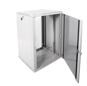 Шкаф ЦМО Шкаф телекоммуникационный настенный разборный ЭКОНОМ 18U (600х520) дверь стекло
