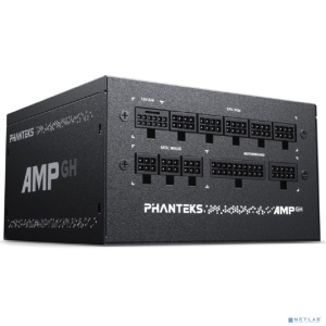 PHANTEKS AMP GH 850W (80 Plus Gold, ATX 3.1, PCIe 5.1, APFC, 120mm Fan, Fully Modular, Black) / PH-P850GH_BK01