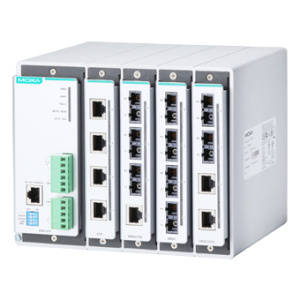 Шасси коммутатора - 4 слота модулей Fast Ethernet (до 16 портов 10/100BaseTX и/или 100BaseFX), с расширенным диапазоном температур