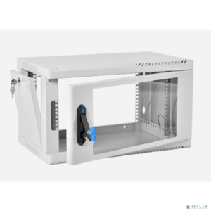 ЦМО Шкаф телекоммуникационный настенный сварной 6U (600 x 350) съёмные стенки, дверь стекло, ШРН-6.350