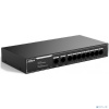 DAHUA DH-SG1010LP 10-портовый гигабитный неуправляемый коммутатор c PoE, 8xRJ45 1Gb PoE, 2xRJ45 1Gb uplink, суммарно 65Вт, коммутация 20 Гбит/с, MAC-т