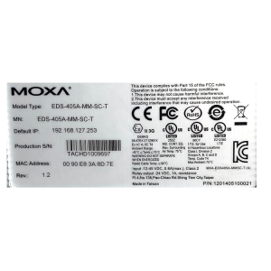 Коммутатор 3 x 10/100BaseTX, 2 x 100BaseFX (многомодовое оптоволокно) с базовыми функциями управления, с расширенным диапазоном температур<br><br><b>П