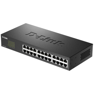 Коммутатор D-Link Неуправляемый коммутатор с 24 портами 10/100Base-TX