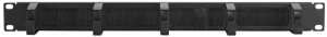 Органайзер Кабельный органайзер 19" c щеточным вводом с 5 металлическими кольцами, 1U