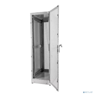 ЦМО Шкаф серверный напольный 48U (600 х 1000) дверь перфорированная, задние двойные перфорированные ШТК-М-48.6.10-48АА