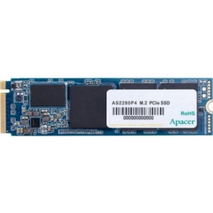SSD APACER M.2 2280 1TB AS2280P4 Client AP1TBAS2280P4-1 PCIe Gen3x4 with NVMe, 3000/2000, IOPS 215/390K, MTBF 1.5M, 3D TLC, 800TBW, 0,73DWPD, RTL (918