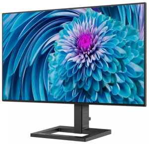 27" Philips 275E2FAE 2560x1440 75Гц IPS W-LED 16:9 4(1)ms 2*HDMI DP Mega Infinity DCR 1000:1 178/178 350cd Tilt Speakers Black