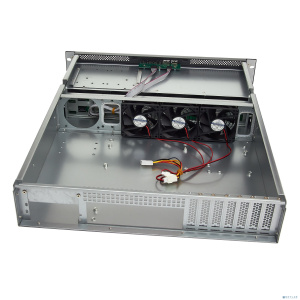 Exegate EX281292RUS Серверный корпус ExeGate Pro 2U550-HS08 <RM 19", высота 2U, глубина 550, БП 1U-700ADS, 8xHotSwap, USB>