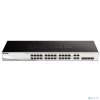 D-Link DGS-1210-28/FL1A Управляемый L2 коммутатор с 24 портами 10/100/1000Base-T и 4 комбо-портами 100/1000Base-T/SFP