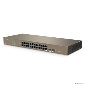 TENDA TEG1024F Коммутатор в стойку 24-Ports 10/100/1000 Base-T + 2-Ports 1000 Base-X SFP