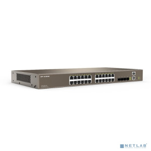 IP-COM G5528X-EI Коммутатор управляемый в стойку, 24*1Gbit RJ45, 2*SFP 10Gbit Uplink, 2*SFP 10Gbit Stack, console port