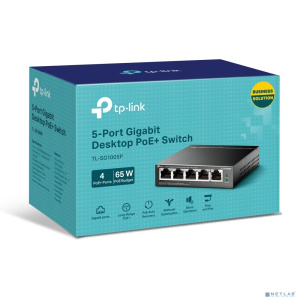 TP-Link TL-SG1005P Настольный коммутатор с 5 гигабитными портами (4 порта PoE+)