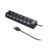 Gembird UHB-U2P7-02 Концентратор USB2.питание блистер