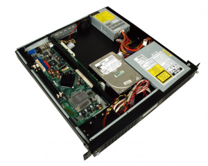 Корпус RACK-1150GB/A618C, 1U, PICMG 1.0, 1 х 5.25” HDD, 1 x 3.5" HDD, 2 x USB, 3 слота full size, цвет - черный, ACE-A618C-RS-R10 (180 Вт), 0....+50°C