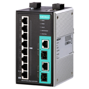 Управляемый коммутатор 8 x 10/100BaseTX с функцией Power Over Ethernet (PoE/PoE+), 2 x Combo Gigabit, с расширенным диапазоном температур