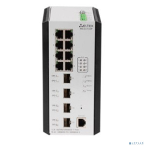 ELTEX MES3710P Ethernet-коммутатор 8 портов 10/100/1000BASE-T (PoE/PoE+), 4 порта 100BASE-FX/1000BASE-X (SFP), L3