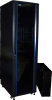 Шкаф коммуникационный Шкаф 19" Business, 42U 600x1200, черный, передняя дверь стекло, задняя дверь распашная металл