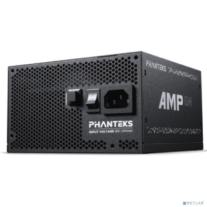PHANTEKS AMP GH 1000W (80 Plus Platinum, ATX 3.1, PCIe 5.1, APFC, 120mm Fan, Fully Modular, Black) / PH-P1000GH_BK01