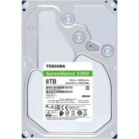 8TB Toshiba Surveillance S300 (HDWT380UZSVA) {SATA 6.0Gb/s, 7200 rpm, 256Mb buffer, 3.5" для видеонаблюдения}