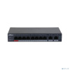 DAHUA DH-CS4010-8ET-110 8-портовый PoE коммутатор с функцией облачного управления, 8xRJ45 100Mb, 2xRJ45 1Gb uplink, суммарно 110Вт